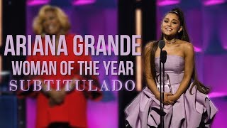 Ariana Grande recibe el premio a Mujer del Año - Women In Music [SUBTITULADO]