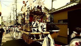 平成29年7月15日柏原市上市だんじり祭　午後曳行