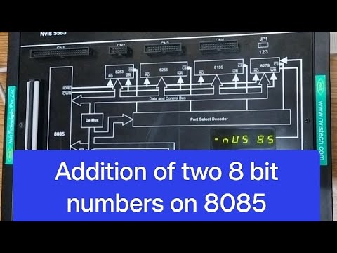 Lab #02 ।। Addition Of Two 8 Bit Numbers Using 8085 Microprocessor Kit ...