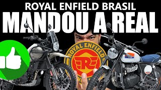 Royal Enfield Brasil ABRE O JOGO - Nova linha de montagem no Brasil