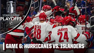 New York Islanders vs. Carolina Hurricanes: First Round, Gm 6 | Full Game Highlights