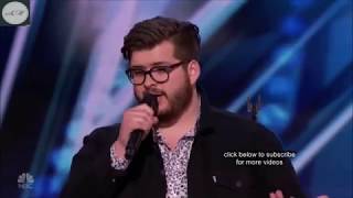 Americas Got Talent 2018 - Noah Gothrie,  Glee Cast Member Performing on the AGT Stage