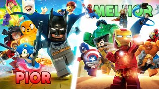 JOGANDO DO PIOR AO MELHOR DOS JOGOS DE LEGO