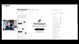 NYT Friday Crossword - August 22, 2025
