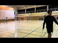 ミックスダブルス kfc バドミントン 静岡 社会人バドミントン badminton 女子ダブルス mix バド 静岡バドミントン 休日練習 4時間練習 2025 1 11