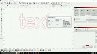How to use offset tool in Lightburn on text