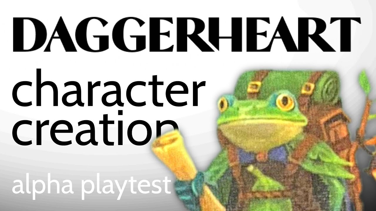 Daggerheart Character Creation Alpha Playtest Youtube