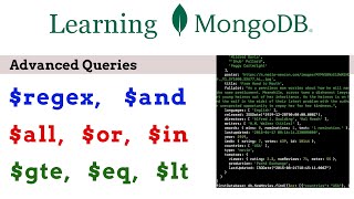 MongoDB Advanced Queries - AND, OR, REGEX, ALL, IN [MongoDB# 5]