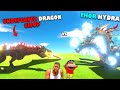 CHOP testing NEW UNDEFEATED DRAGON with THOR HYDRA in ANIMAL REVOLT BATTLE SIMULATOR | SHINCHAN