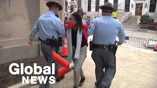Georgia lawmaker arrested as governor signs election reform law