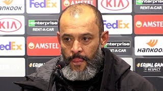 Wolves 4-0 Beskiktas - Nuno Espiroto Santo FULL Post Match Press Conference - Europa League