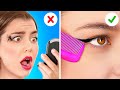 Cool Make Up Hacks  Tricks || Genius And Simple Girly Ideas By 123 Go!