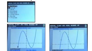 Finding Zero's, Maximums, and Minimums on Calculator