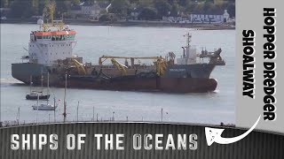 Hopper Dredger - Shoalway arrives at Warrenpoint Harbour from Rotterdam Waalhaven Port, Netherlands