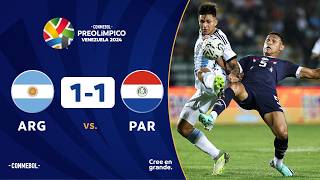ARGENTINA vs. PARAGUAY [1-1] | RESUMEN | CONMEBOL PREOLÍMPICO | FASE DE GRUPOS