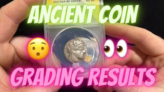 Ancient Coins Unboxing Grading Results - Greek Roman