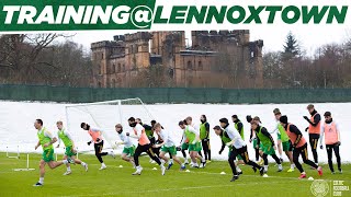 Celtic training | The Bhoys train at a snowy Lennoxtown ahead of Hamilton