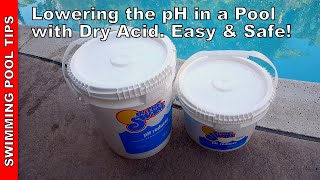 How to Lower the pH in Your Pool with Dry Acid (Sodium Bisulfate) the Easy & Safe Way!