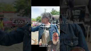 Karen Destroys Freshly Poured Concrete — Throws Rocks Into a Construction Site
