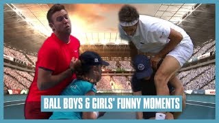 Tennis Ball Boys \u0026 Girls’ Funny Moments \u0026 Mishaps (Enhanced Sound Edition)