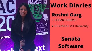 Work Diaries | Sonata Software | Roshni Garg | SPJIMR PDGM’21