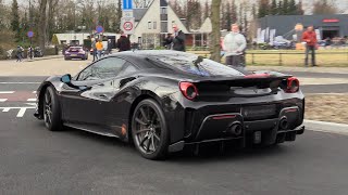 Ferrari 488 Pista - Powerslide, Acceleration, Exhaust Sounds!