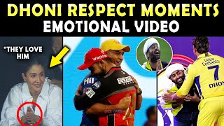 5 Dhoni RESPECT moments in IPL 2023 🙇 | Emotional Video | CSK vs RCB | Updated Video 2023