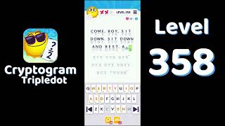 Cryptogram Tripledot Level 358 Answer | SolutionGuruji