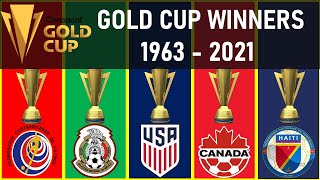 CONCACAF GOLD CUP • ALL WINNERS [1963 - 2021]