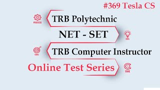 Online Test Series Course | Net | SET | TRB | GATE | in Computer Science | 369 Tesla