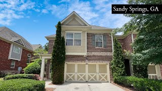 BEAUTIFUL END-UNIT TOWNHOME FOR SALE IN SANDY SPRINGS, GEORGIA - 3 Bedrooms - 2.5 Bathrooms