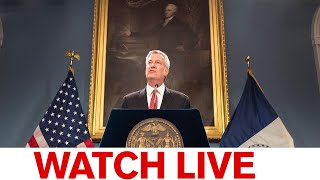 WATCH LIVE: NYC Mayor de Blasio holds briefing