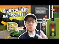 Right-of-Way On Major Streets - Right-of-Way Part 2