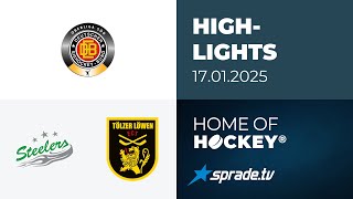 17.01.2025 - Highlights - Bietigheim Steelers vs. Tölzer Löwen