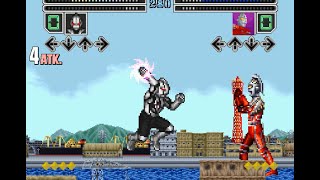 【MUGEN】ニセウルトラマンGP 1回戦 最終試合　「カオスロイドU vsにせウルトラセブン」