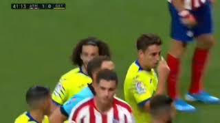 Renan Lodi red card piros lap Atletico Madrid 1   0 Getafe