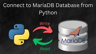 Connect with MariaDB Database from Python on Windows 11 & Perform CRUD Operations Tutorial