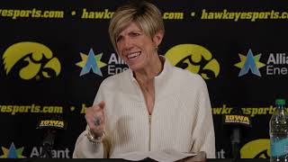 Iowa Women's Basketball Post Game Press Conference - 01/28/2025 (Northwestern)