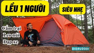 Lều cắm trại 1 người | Lều đi phượt siêu nhẹ Naturehike NH18A095-D