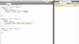 Egghead.io - AngularJS - Directive Communication