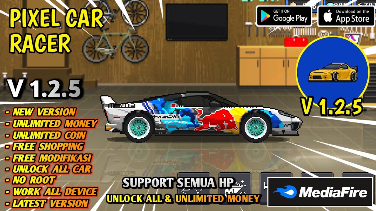 Update Pixel Car Racer Mod Apk Latest 2024 Apk V1 2 5 Unlimited Money
