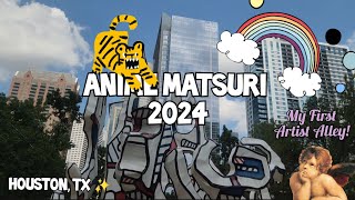 Anime Matsuri 2024 Houston, TX! ✨ My First Ever Artist Alley!! My Experience 💭👀🩷✨