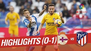 Resumen de RC Deportivo vs Atlético de Madrid (0-1)