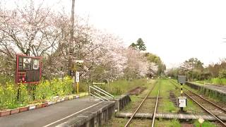 【いすみ鉄道】前面展望動画（5D：新田野駅～国吉駅）