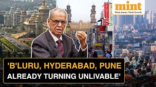 Narayana Murthy Flags Urban Overload Risk: Mass Migration To Bengaluru, Pune, Hyderabad In 20 Years