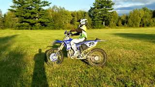 12 YEAR OLD RIDING A YZ250