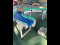 modular belt conveyor testing in factory