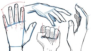 How to Draw HANDS and HAND POSES!