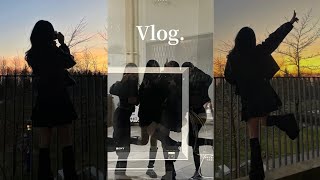 vlog | 캐나다 대학생 브이로그👩🏻‍💻 • 중국어 자격증 공부 시작✏️ • 무채색 데일리룩⚫️ • 학교에서 번따..🙀 • 지읒 asmr 따라하기 • 스물여덟번째기록