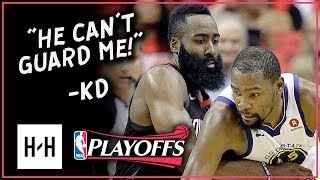 Kevin Durant vs James Harden MVP Duel Highlights | Game 1 & 2 | 2018 Playoffs WCF